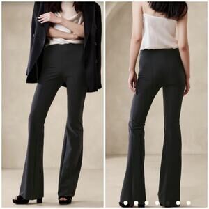 Banana Republic Ramira Bi-Stretch Flare Pant Black 18f